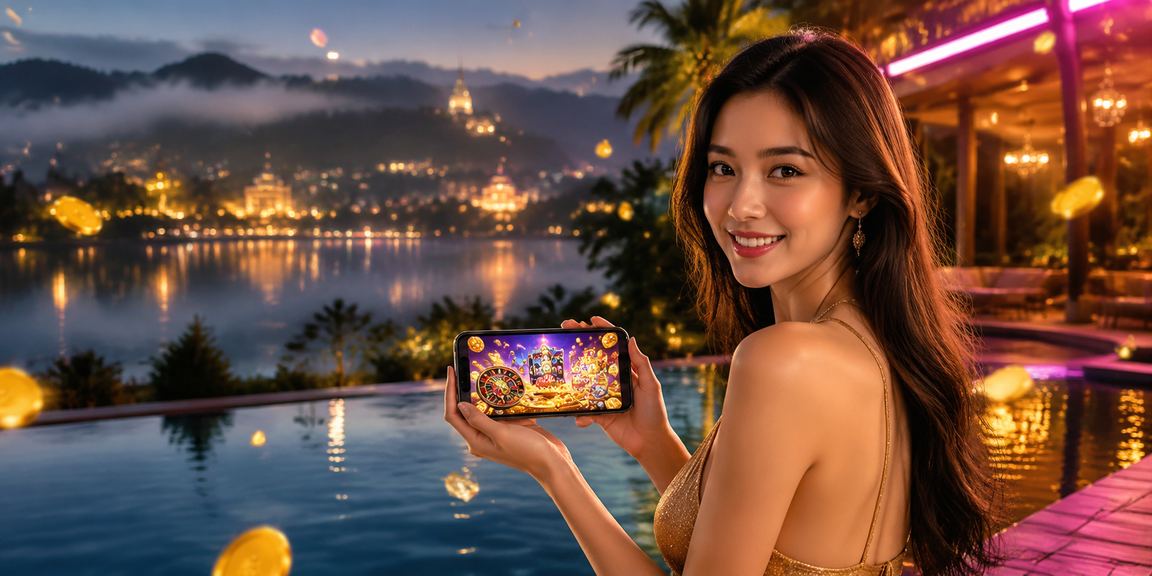 Trải nghiệm casino trực tuyến với giao diện neon hiện đại tại Đà Lạt