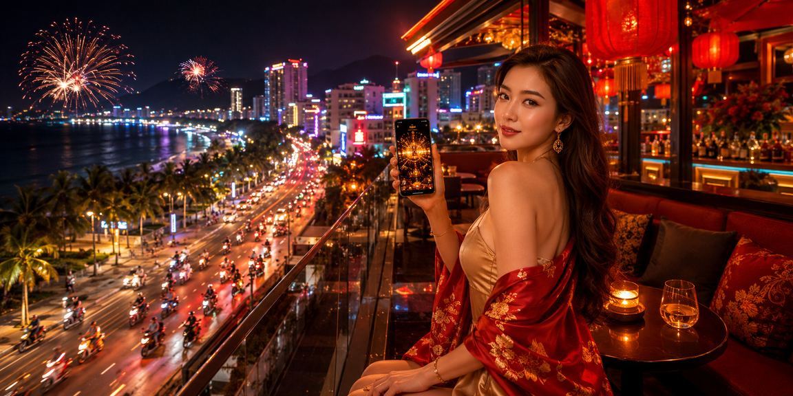 Khung cảnh bãi biển Nha Trang với trải nghiệm cá cược VIP